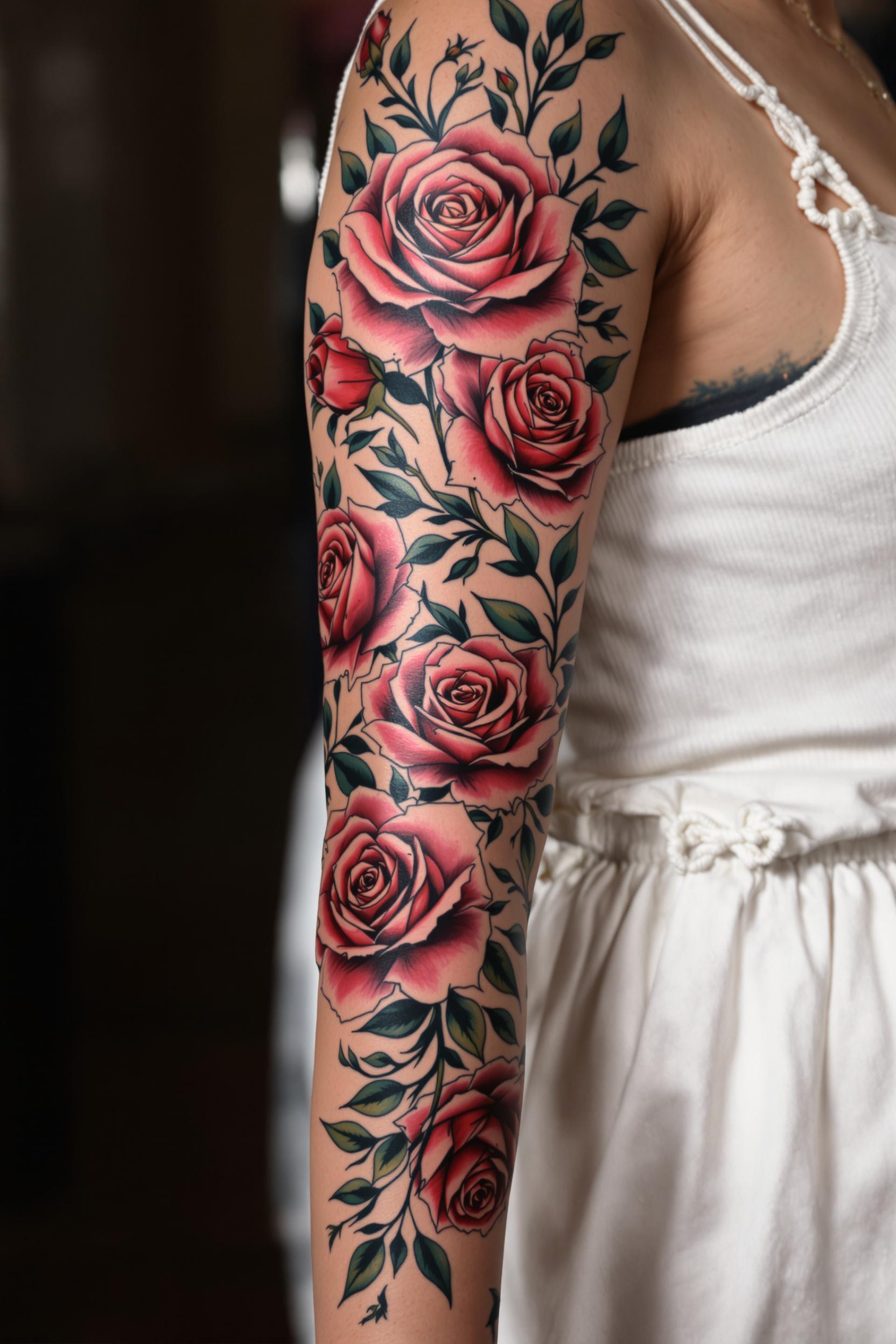 Blooming Elegance in Ink
