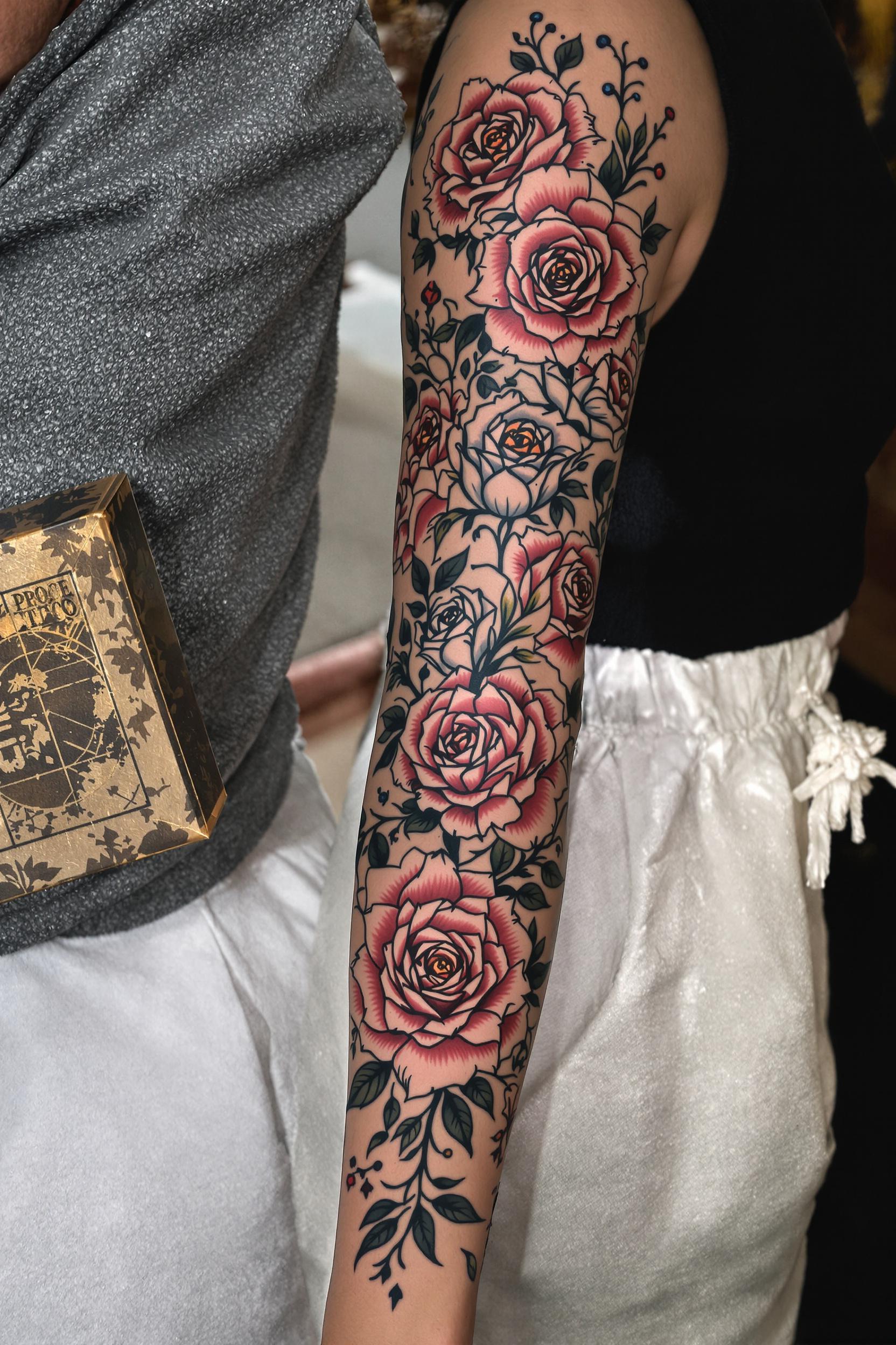 Blossoming Art on Skin