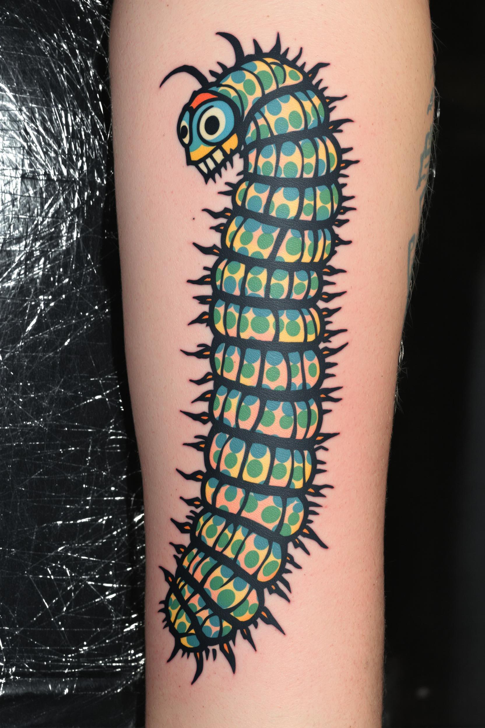 Bold Centipede Tattoo Vibes