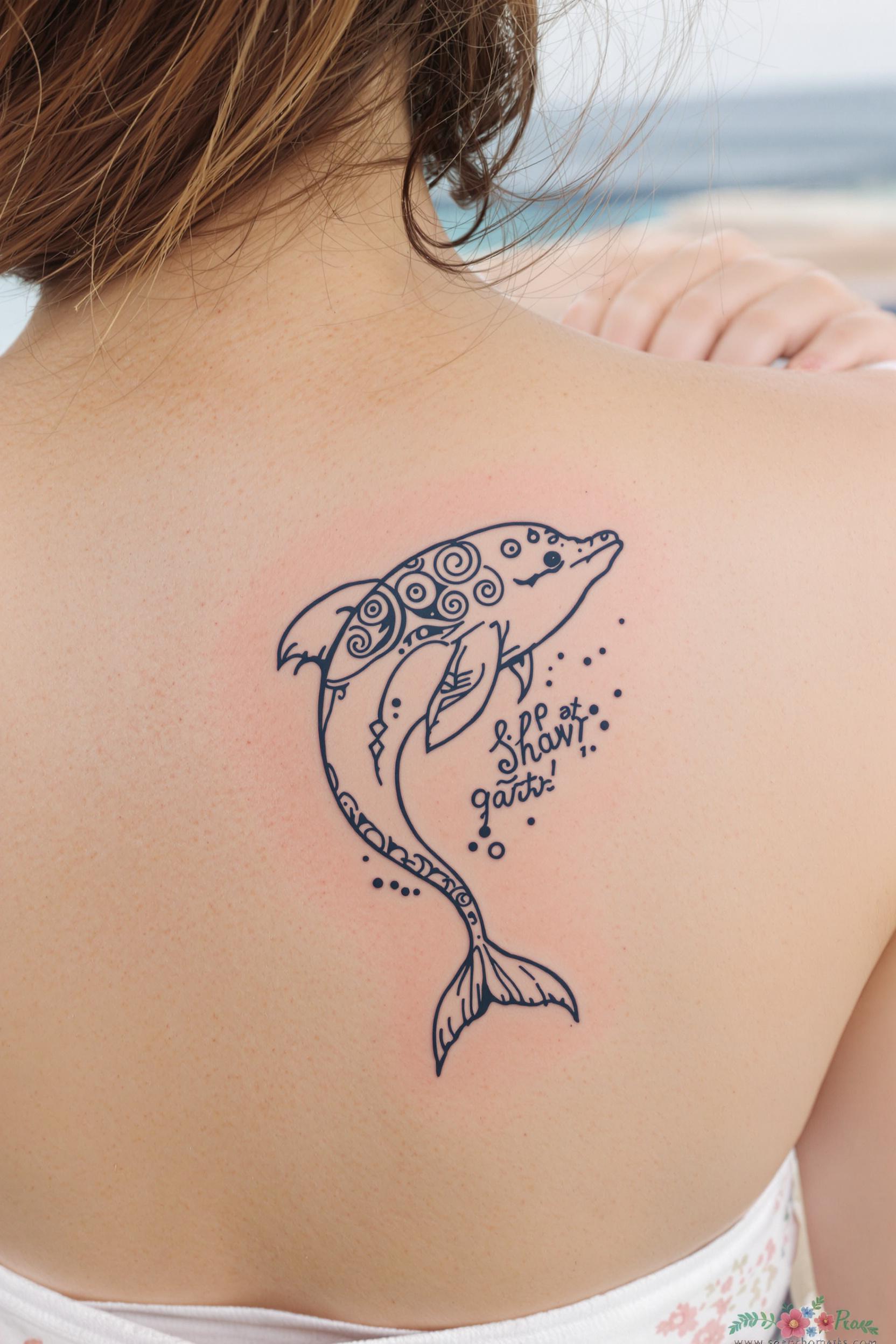 Bold Doplhin Tattoo Idea