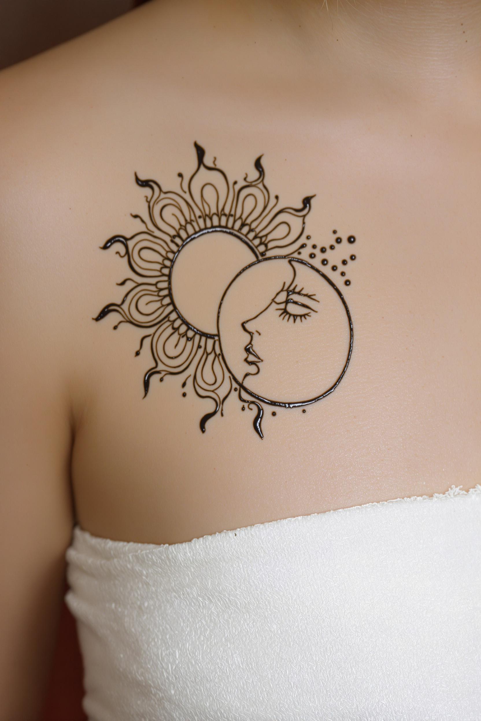 Celestial Artful Shoulder Ink