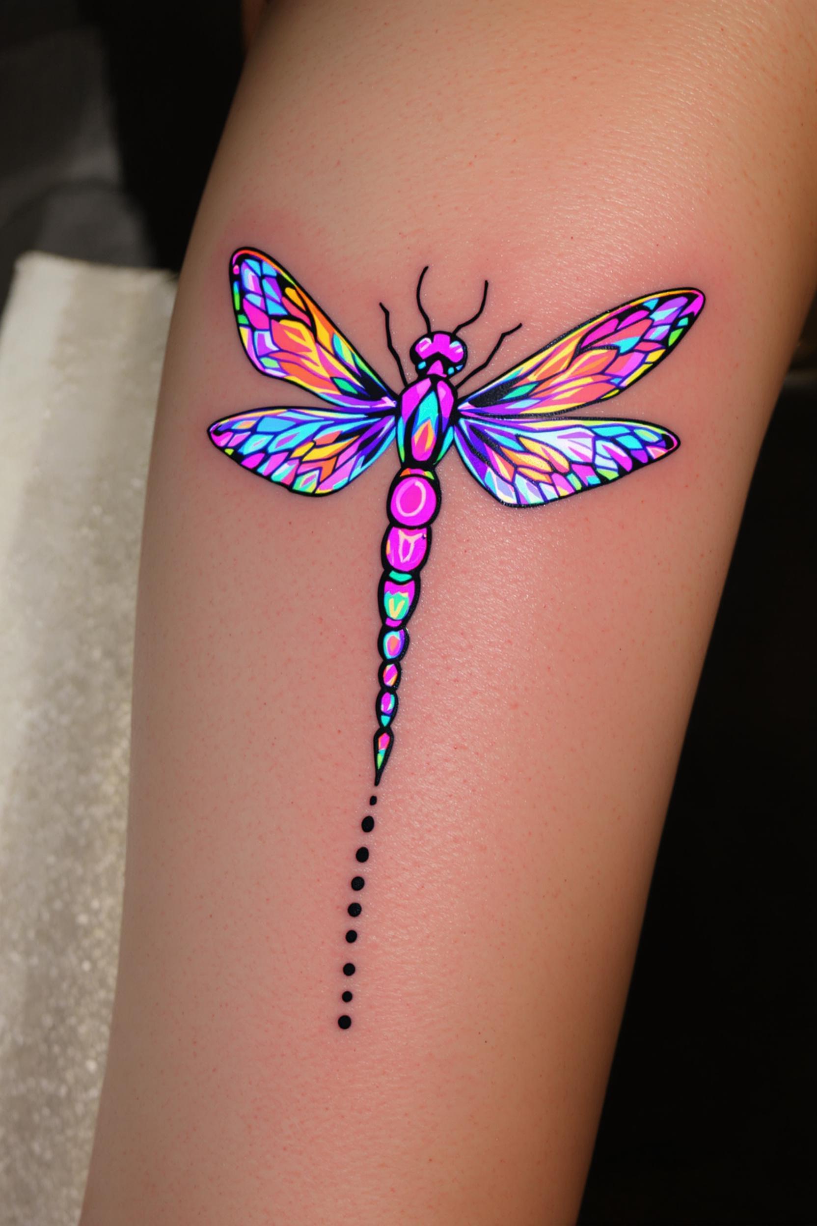 Colorful Dragonfly Magic