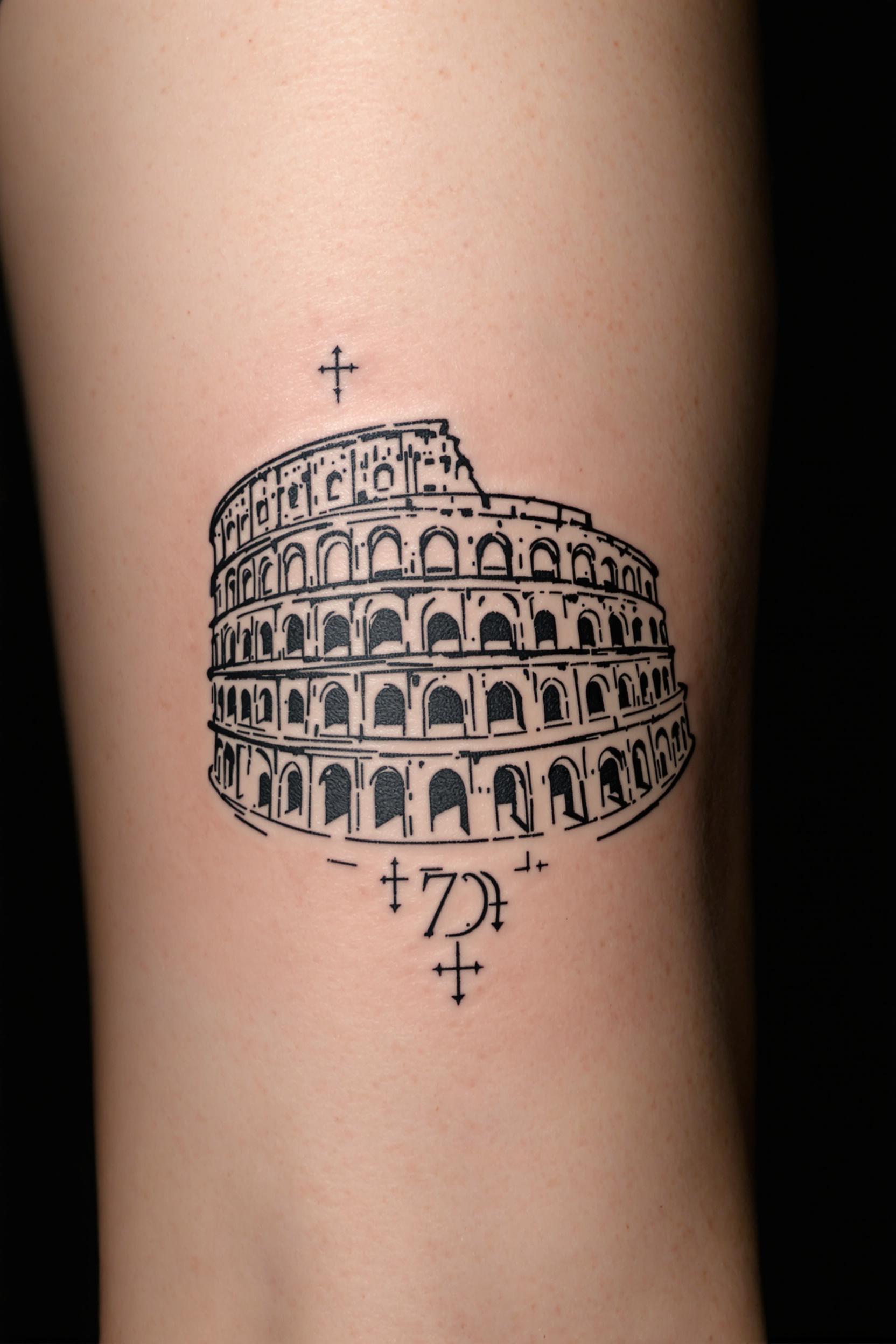 colosseum inked with pride