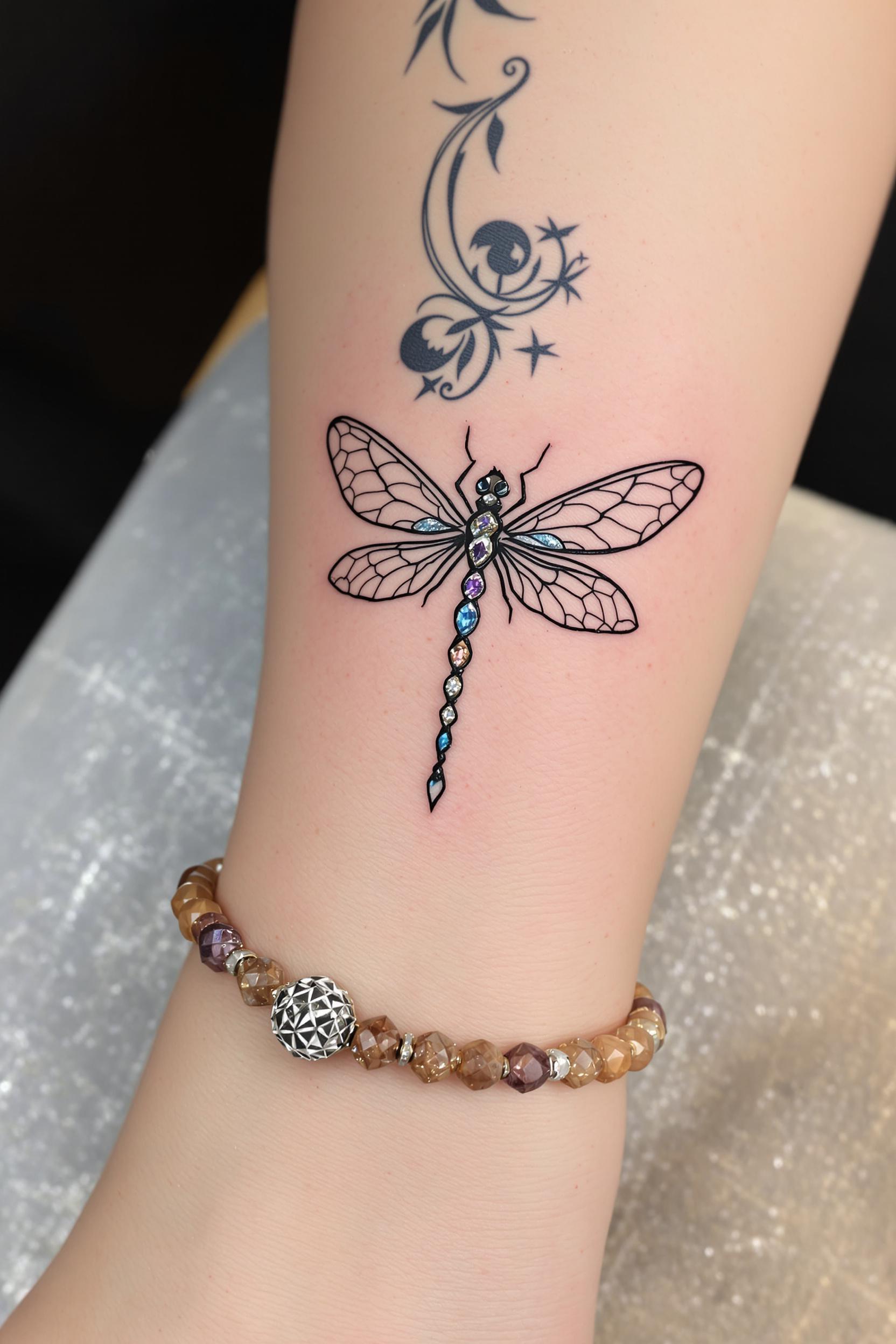 Dragonfly Graceful Ink Magic