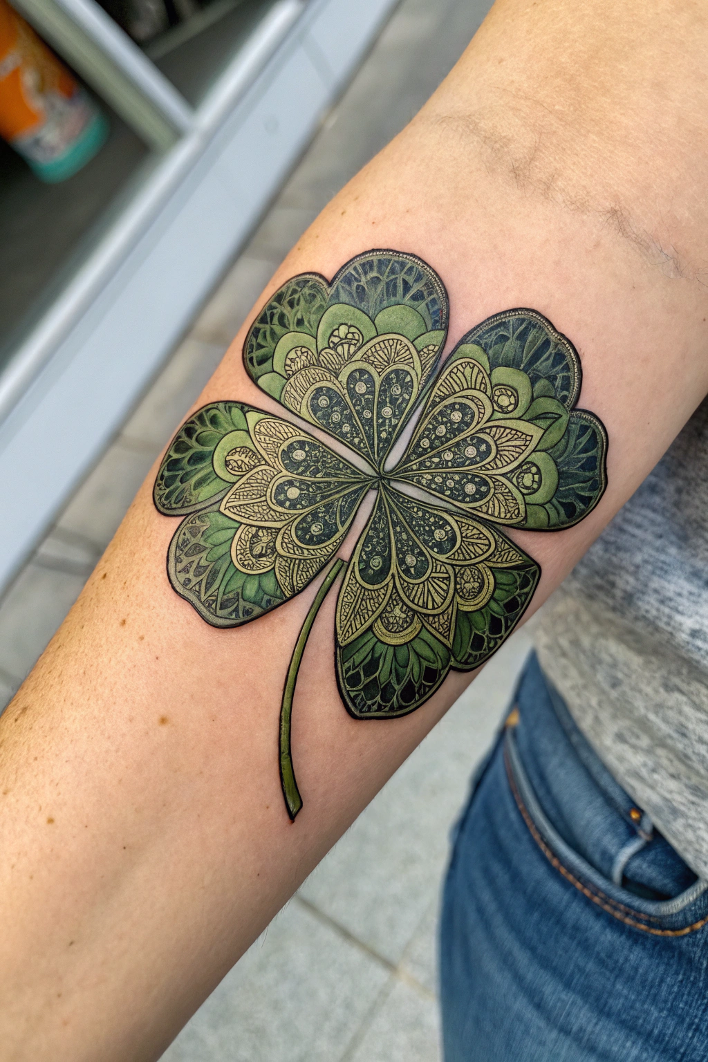 Four Leaf Clover Elegance