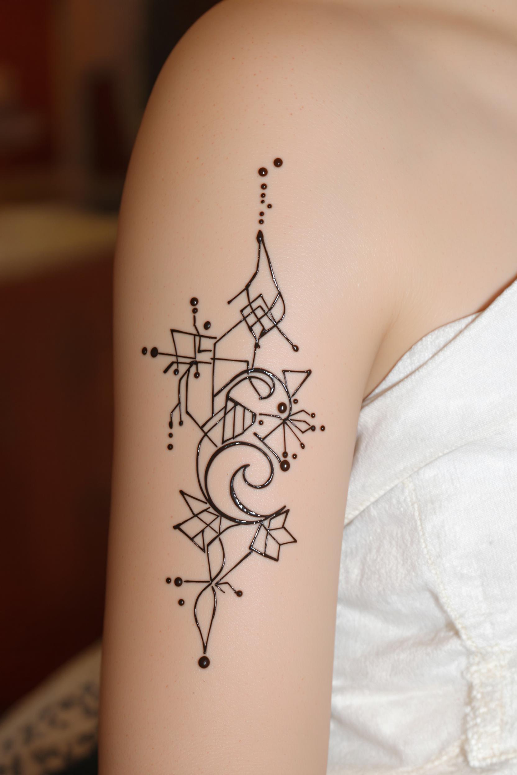 Geometric Art in Ink