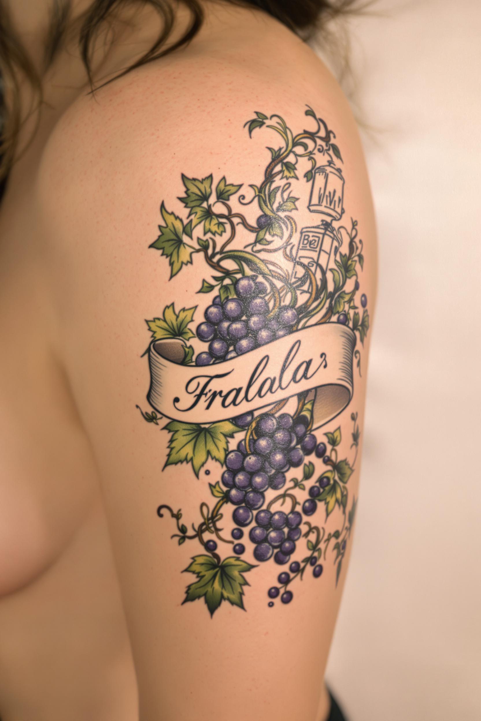 Grapevines and Vibrant Ink