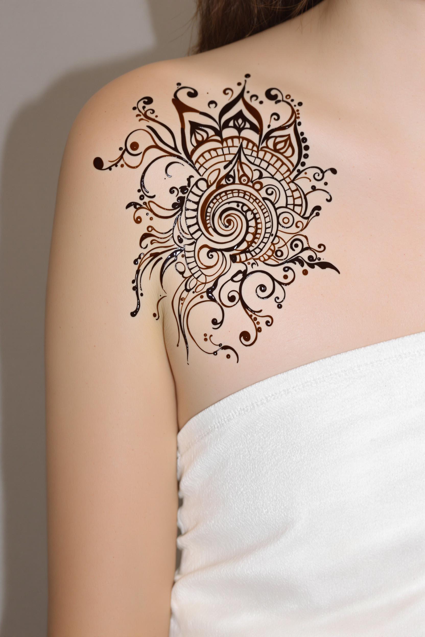 Henna Elegance in Bloom