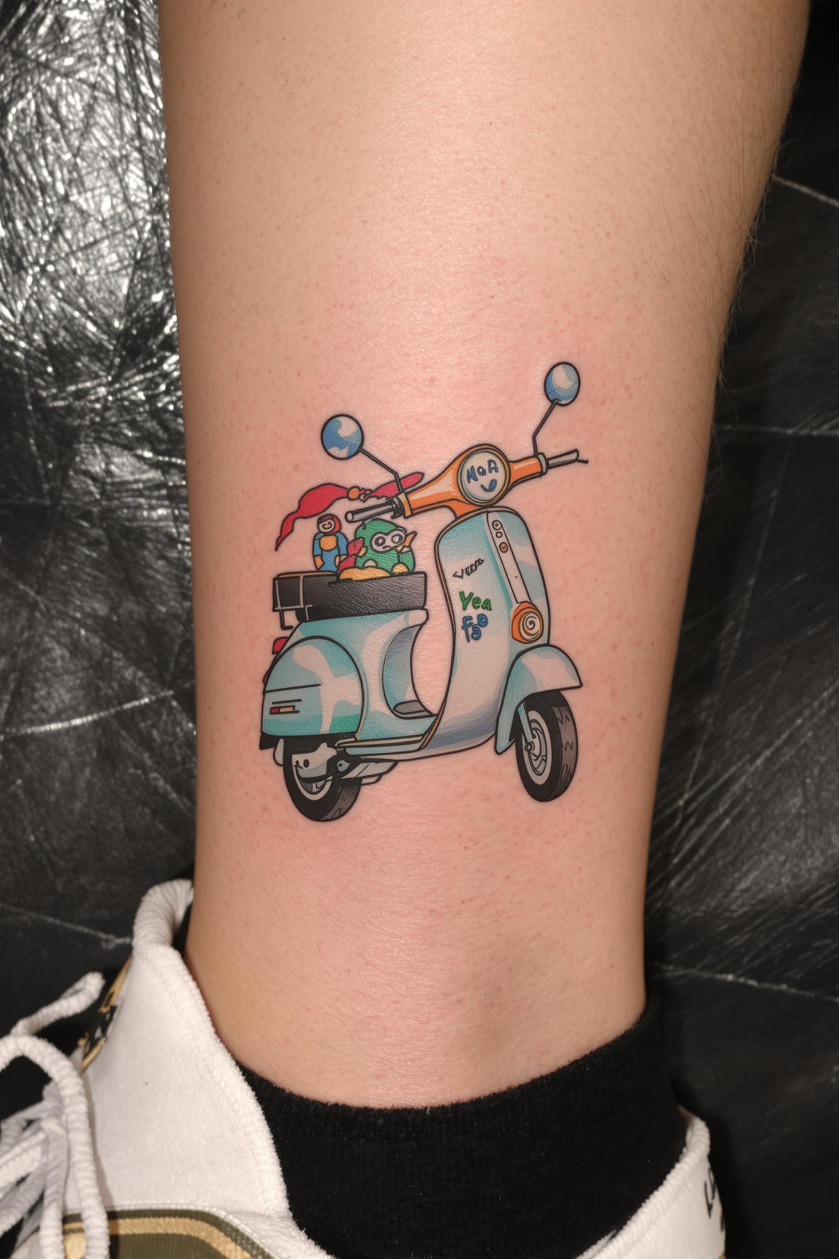 Retro Ride Ink Vibes