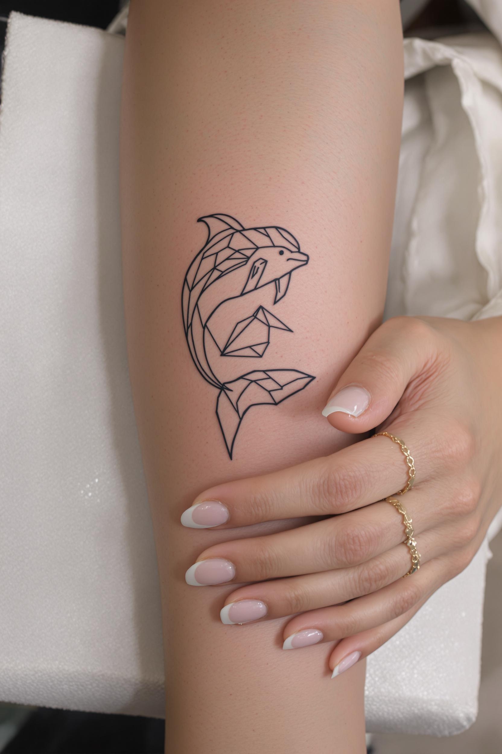 Sleek Dolphin Ink Pride