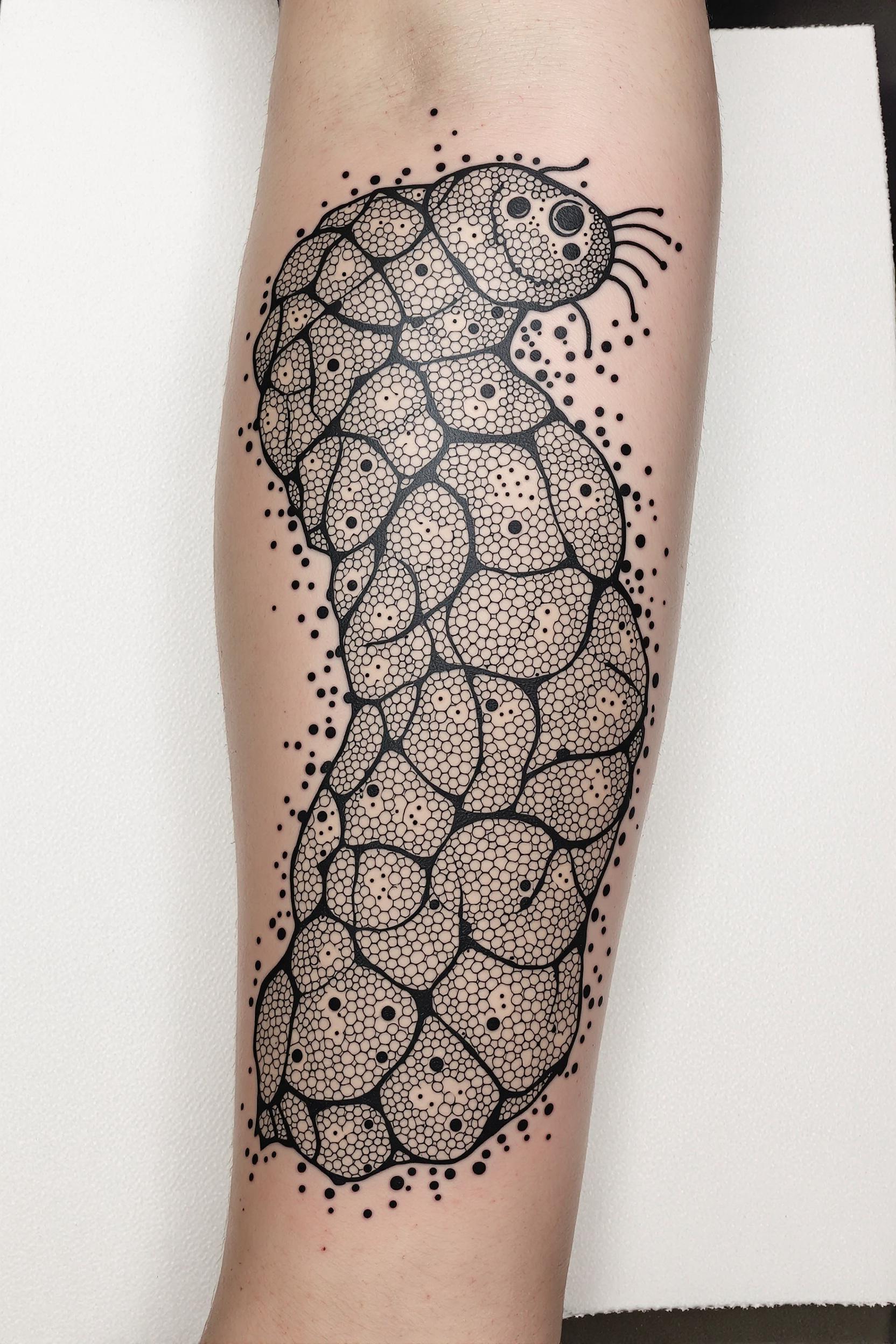 Whimsical Tardigrade Tattoo Art