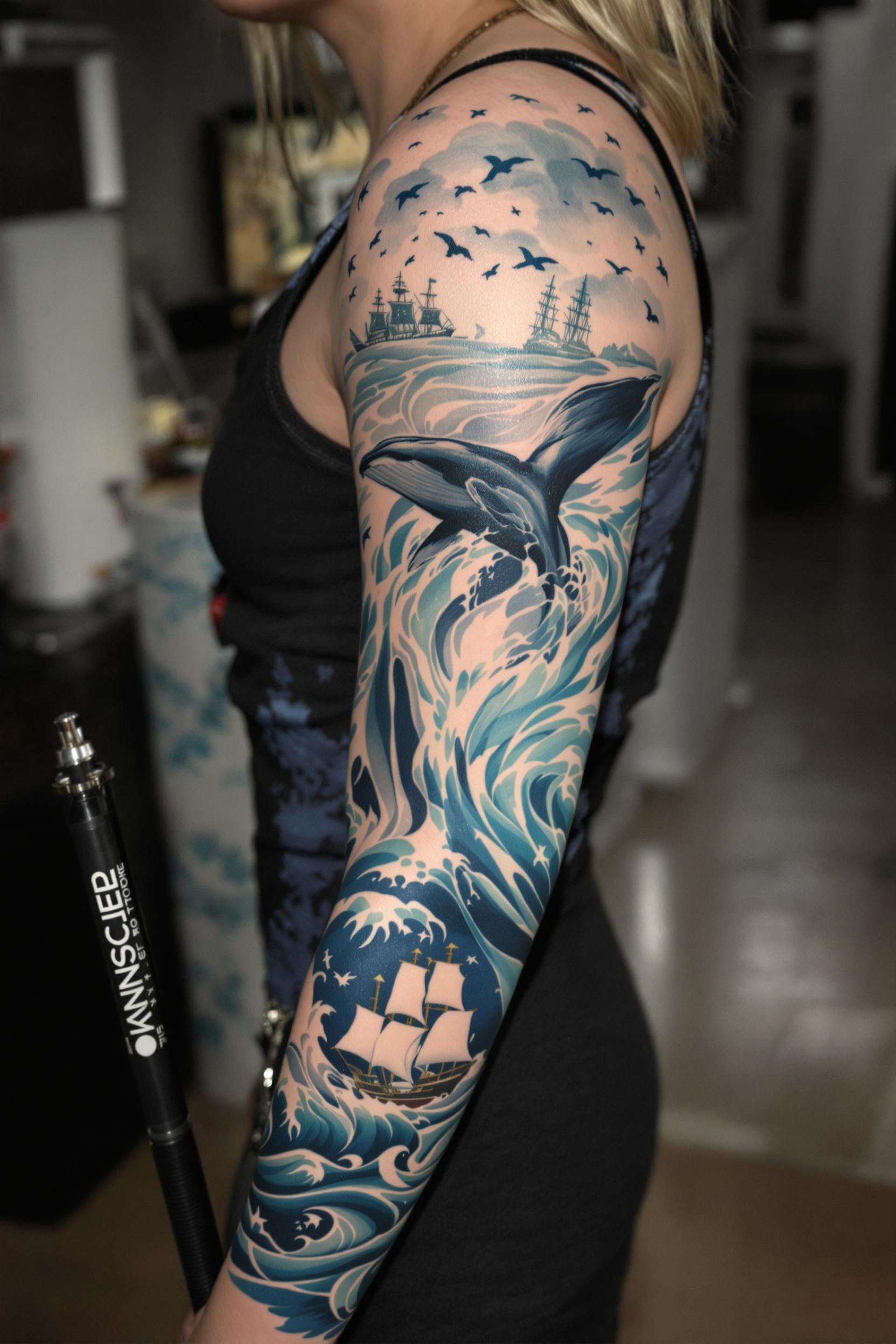Ocean Dreams Inked Masterpiece