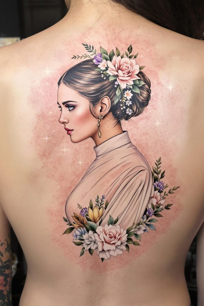 graceful artful floral expression