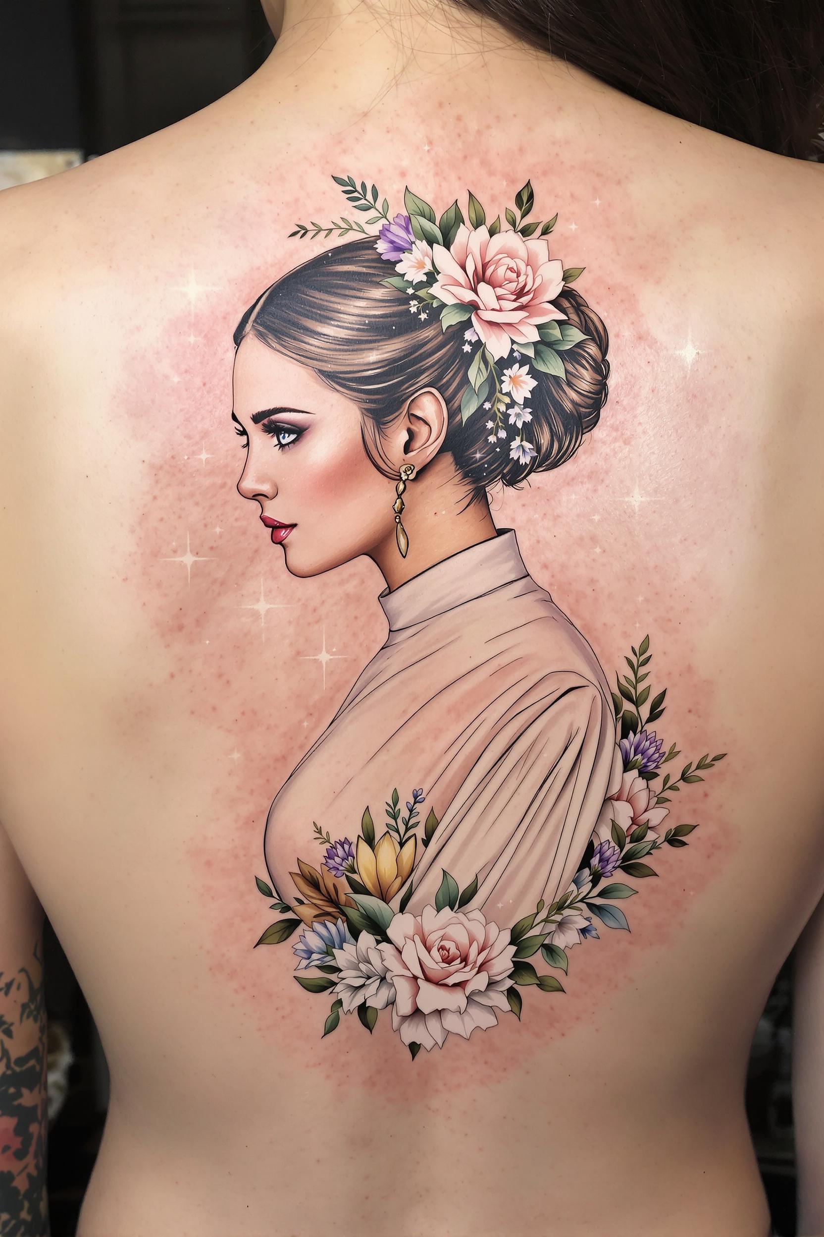graceful artful floral expression