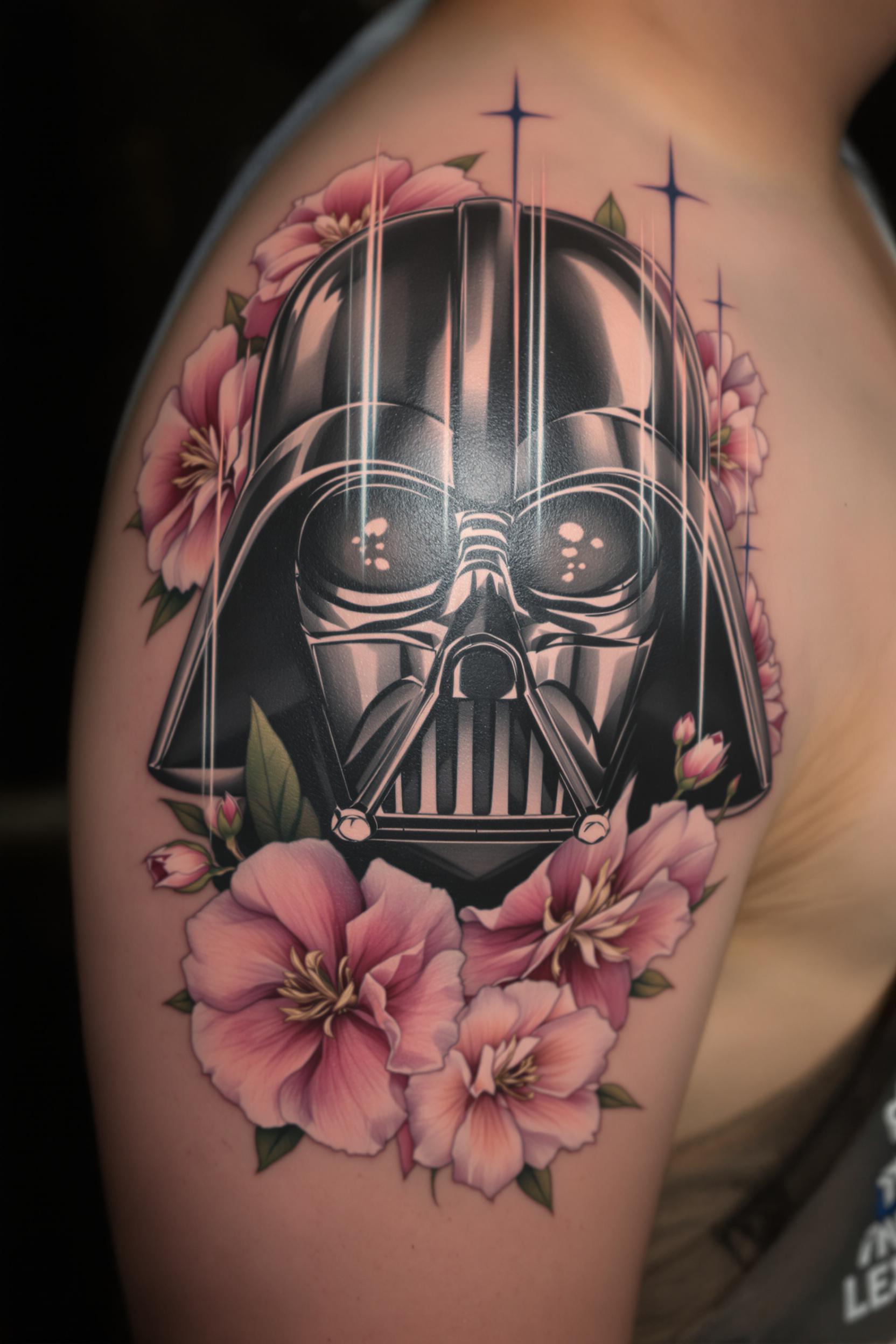 Strength Meets Floral Elegance