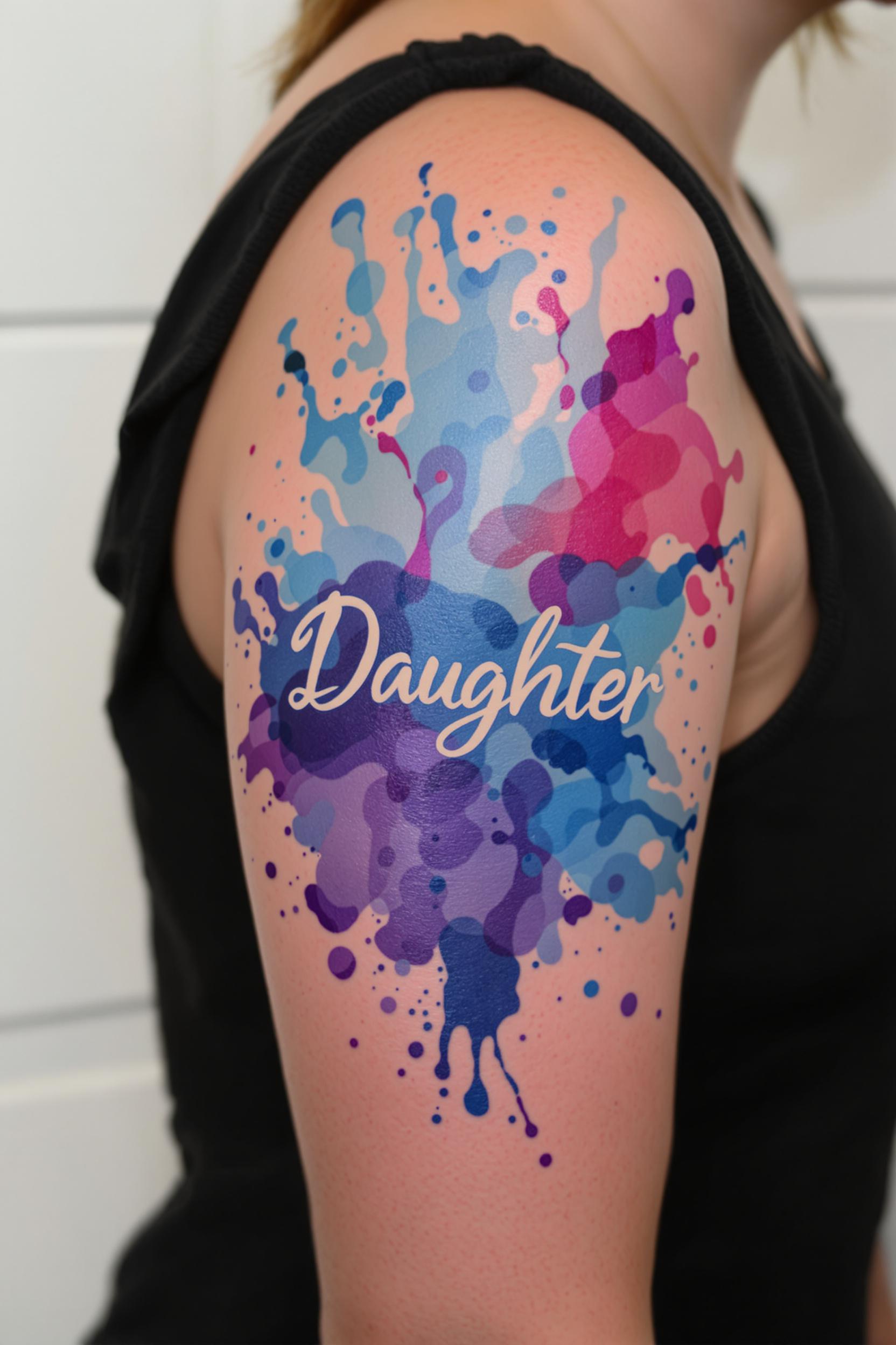 Colorful Tribute to Daughter