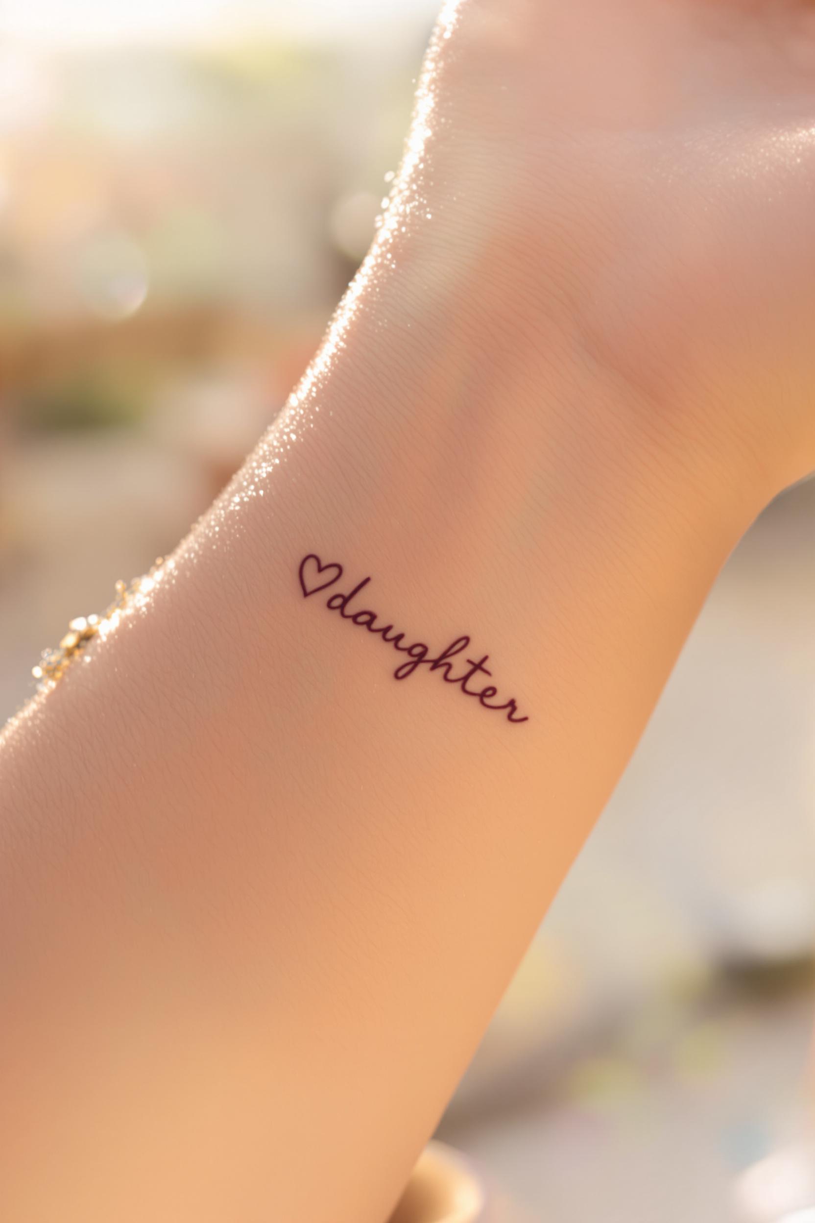 daughter love in ink