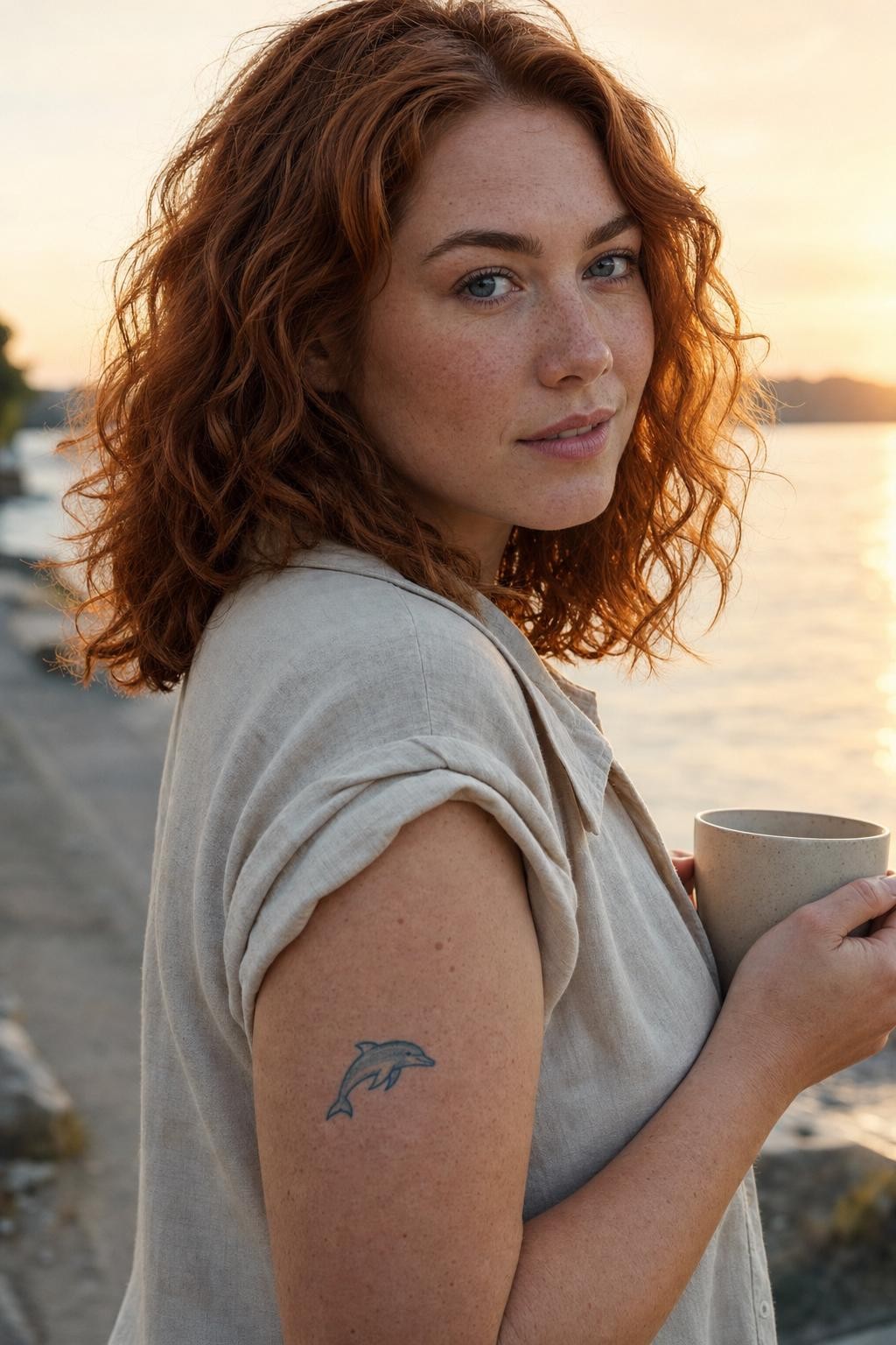 Beachy Dolphin Tattoo Vibes