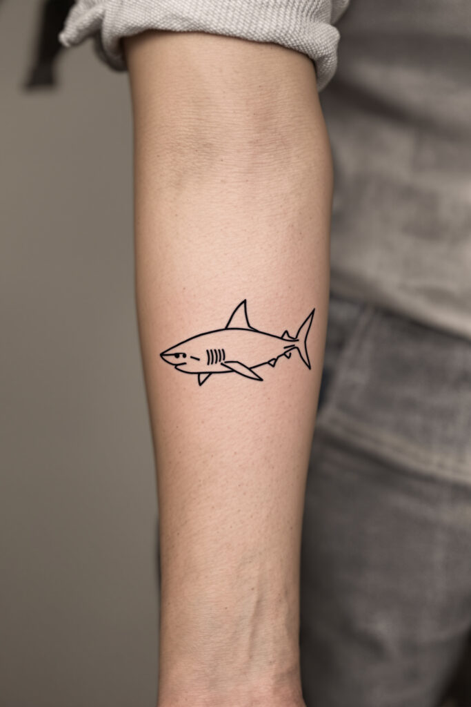 shark tattoo empowerment vibes