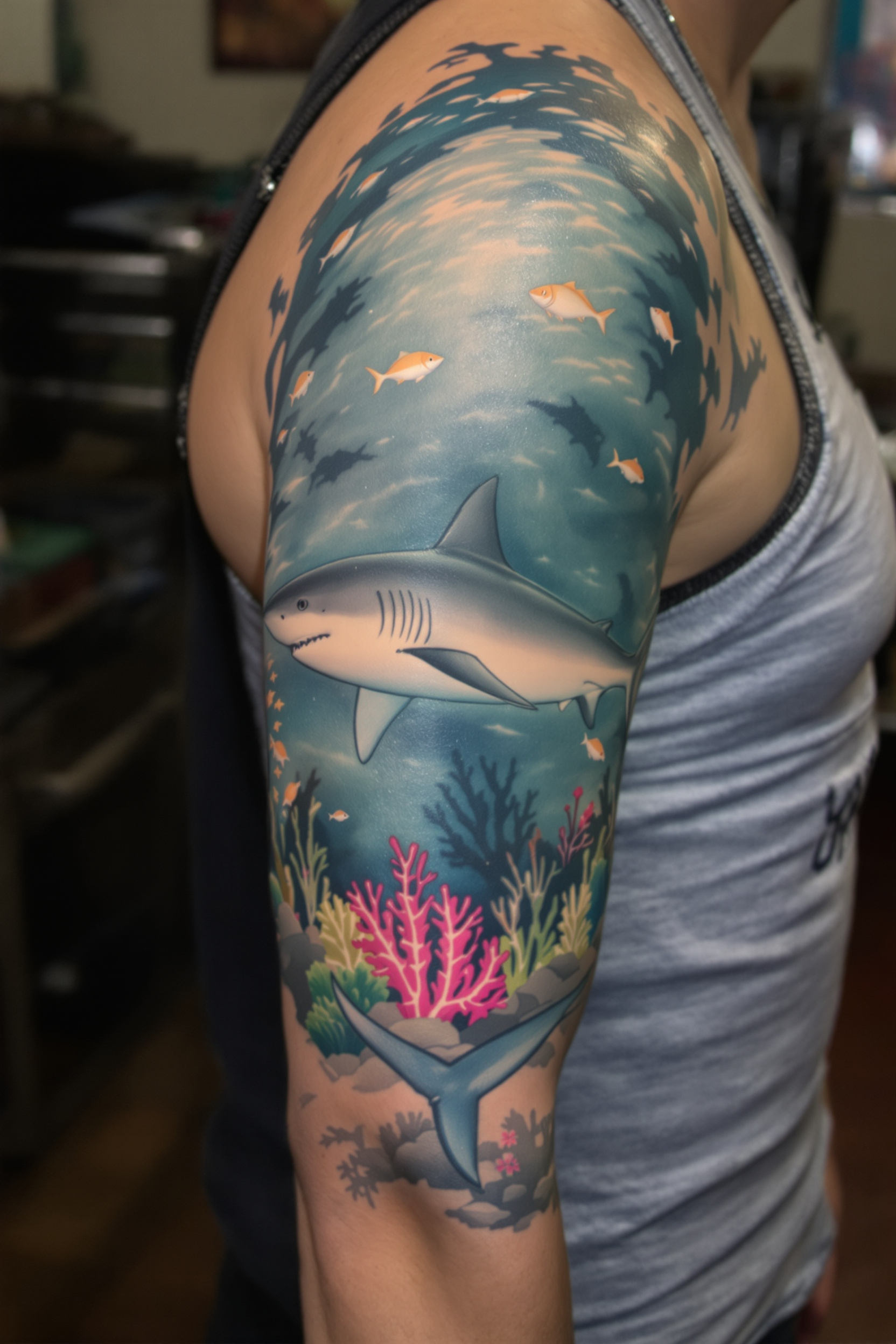 Underwater Inked Masterpiece